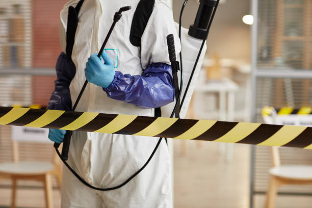 Professional Trauma Scene Cleanup technician working in Junction City, OR